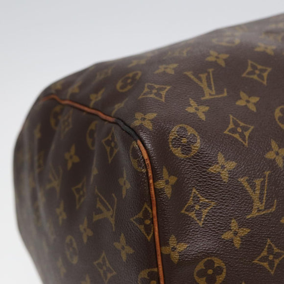 LOUIS VUITTON Monogram Keepall 60 Boston Bag M41422 LV Auth 85116
