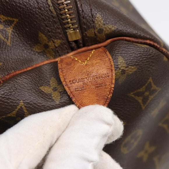 LOUIS VUITTON Monogram Keepall 60 Boston Tasche M41422 LV Auth 85116