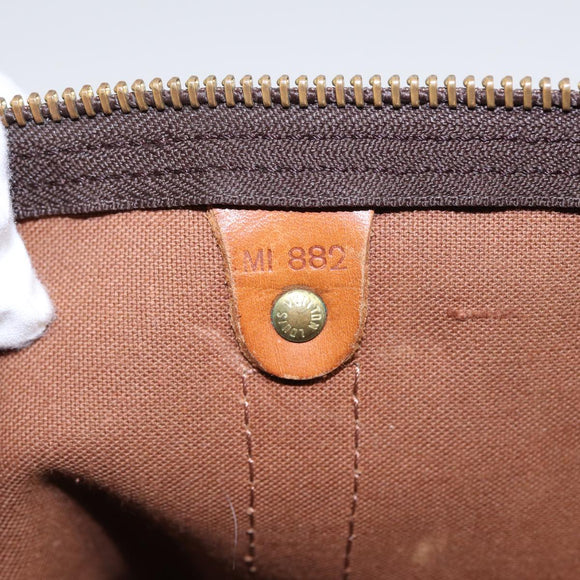 LOUIS VUITTON Monogram Keepall 60 Boston Bag M41422 LV Auth 85116