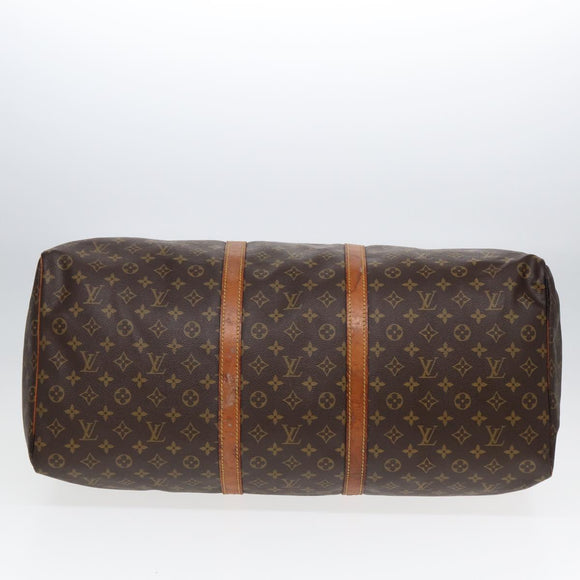 LOUIS VUITTON Monogram Keepall 60 Boston Bag M41422 LV Auth 85116