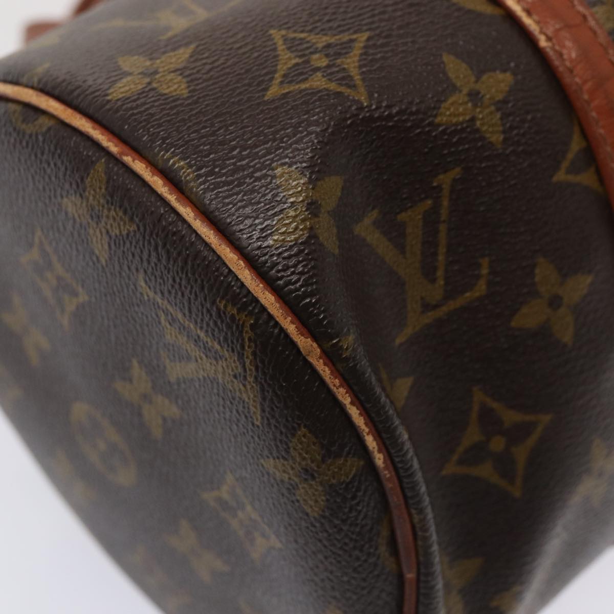 LOUIS VUITTON Monogram Papillon 30 Hand Bag M51385 LV Auth 85121