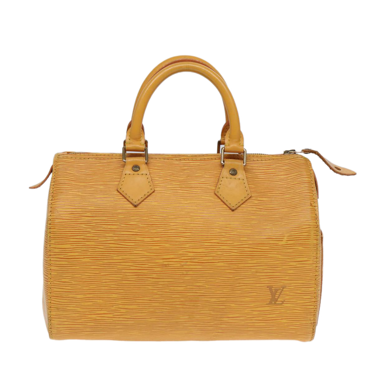 LOUIS VUITTON Epi Speedy 25 Hand Bag Tassili Yellow M43019 LV Auth 85124 - 0