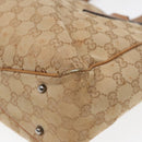 GUCCI GG Canvas Tote Bag Beige 113019 3444 Auth 85129-8