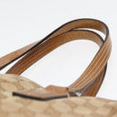 GUCCI GG Canvas Tote Bag Beige 113019 3444 Auth 85129-14