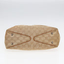 GUCCI GG Canvas Tote Bag Beige 113019 3444 Auth 85129-5