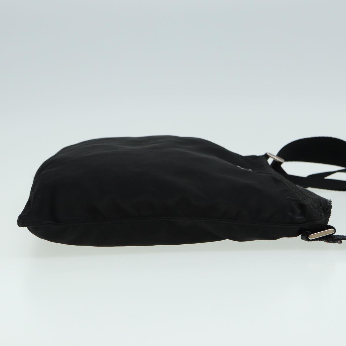 PRADA Shoulder Bag Nylon Black Auth 85138