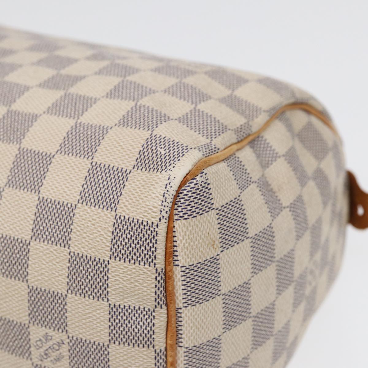 LOUIS VUITTON Damier Azur Speedy 25 Hand Bag N41534 LV Auth 85142