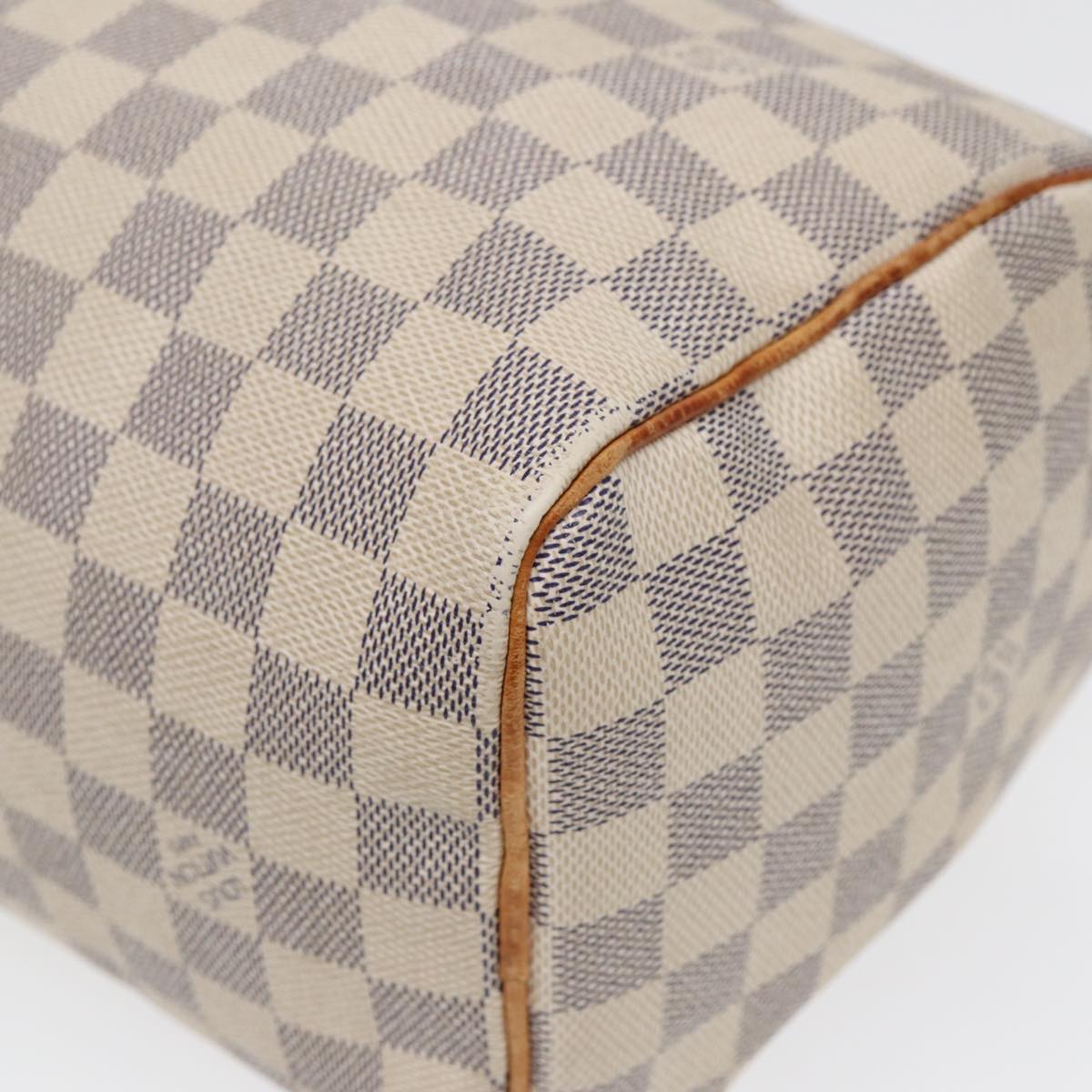 LOUIS VUITTON Damier Azur Speedy 25 Hand Bag N41534 LV Auth 85142