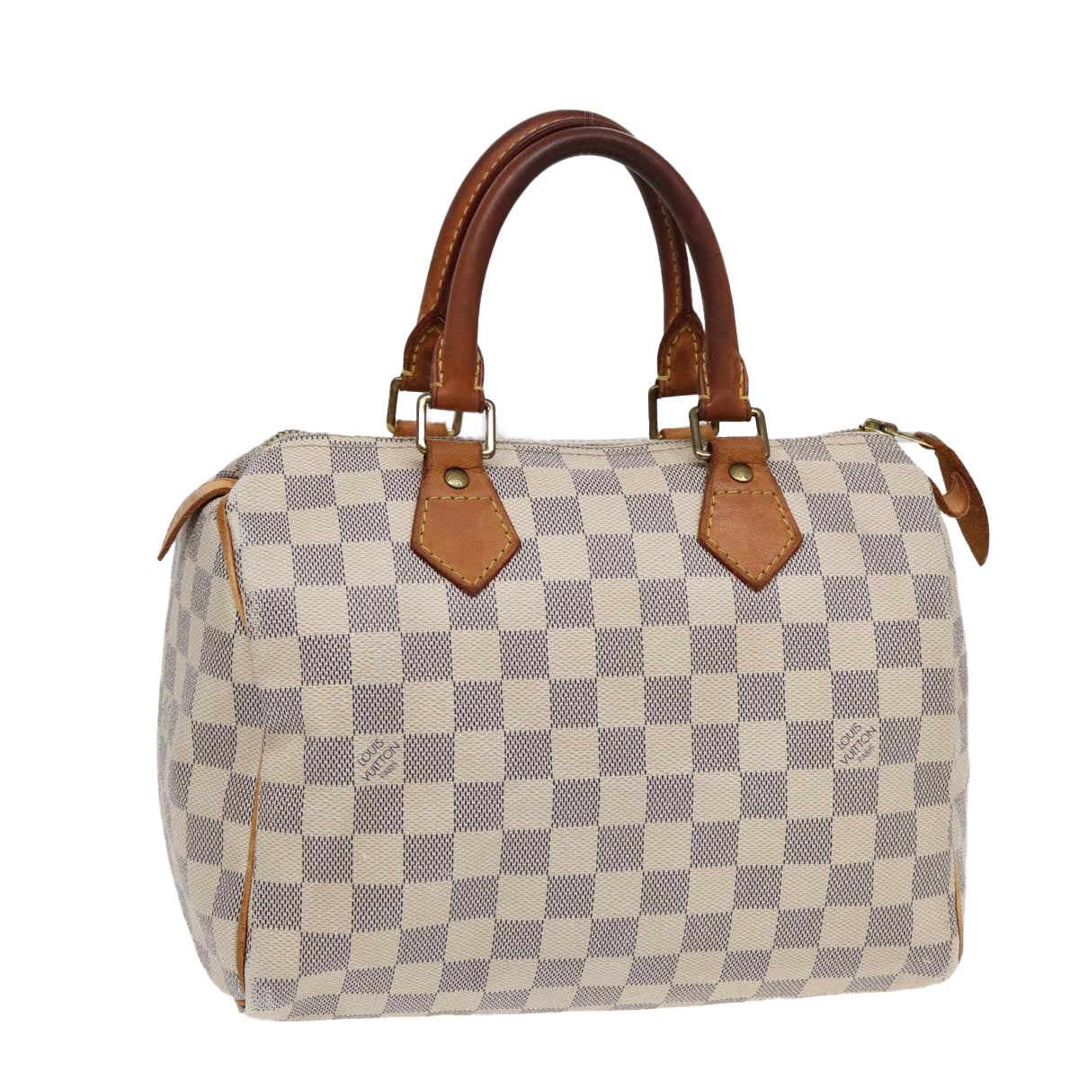 LOUIS VUITTON Damier Azur Speedy 25 Hand Bag N41534 LV Auth 85142