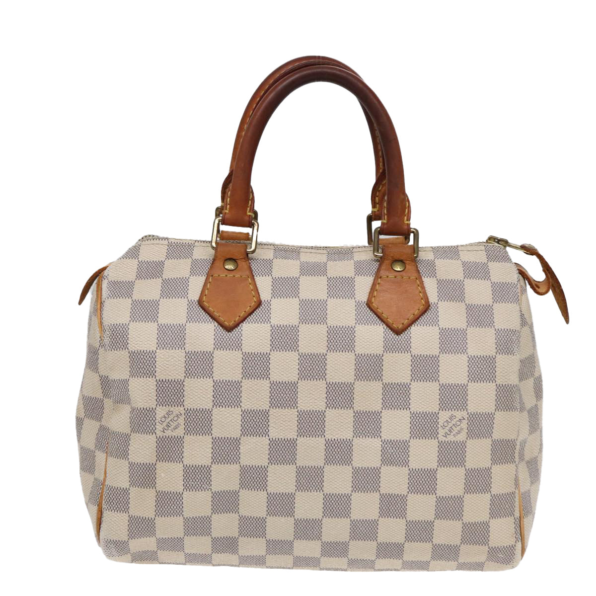 LOUIS VUITTON Damier Azur Speedy 25 Hand Bag N41534 LV Auth 85142