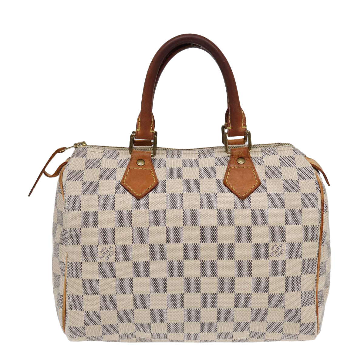 LOUIS VUITTON Damier Azur Speedy 25 Hand Bag N41534 LV Auth 85142