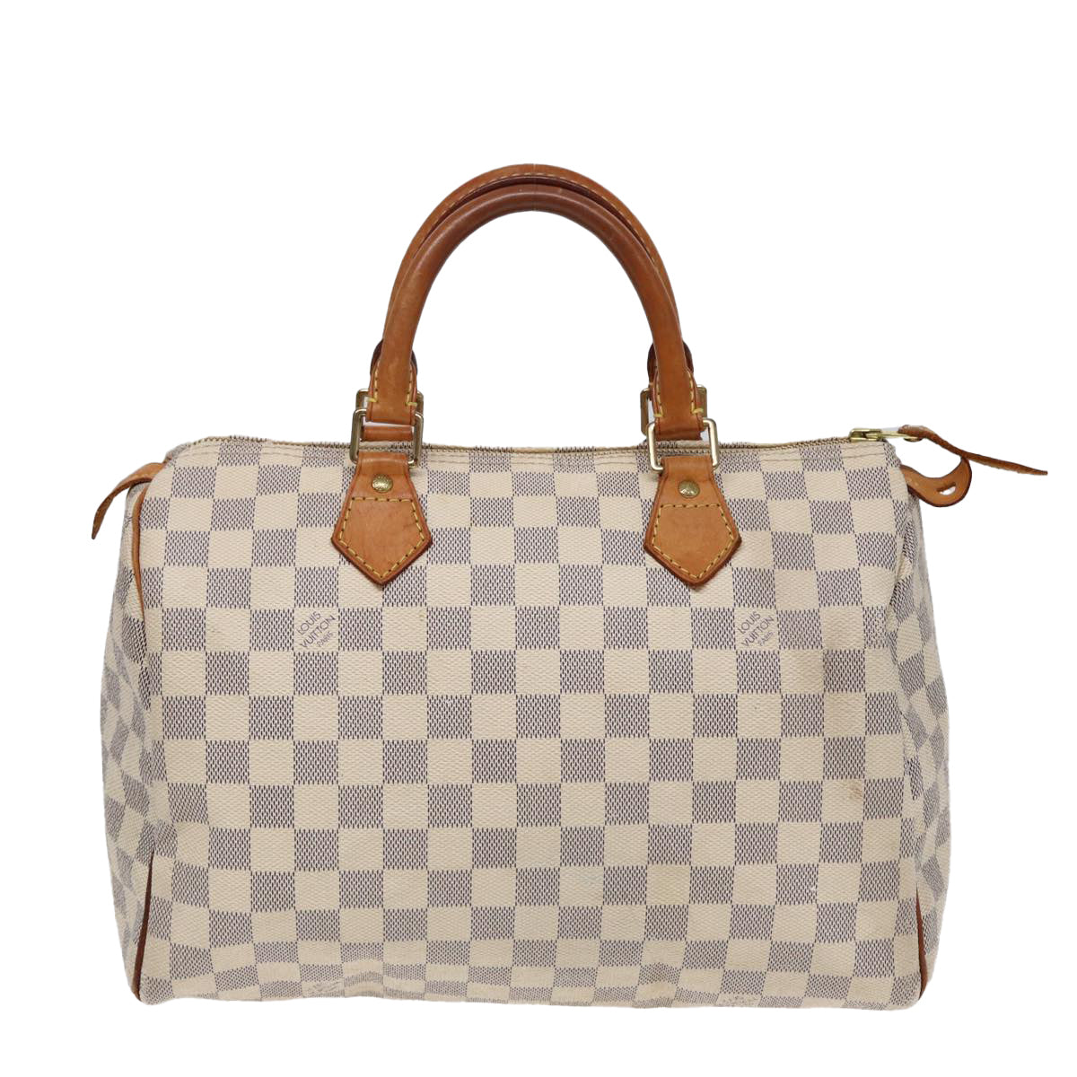 LOUIS VUITTON Damier Azur Speedy 30 Hand Bag N41533 LV Auth 85143