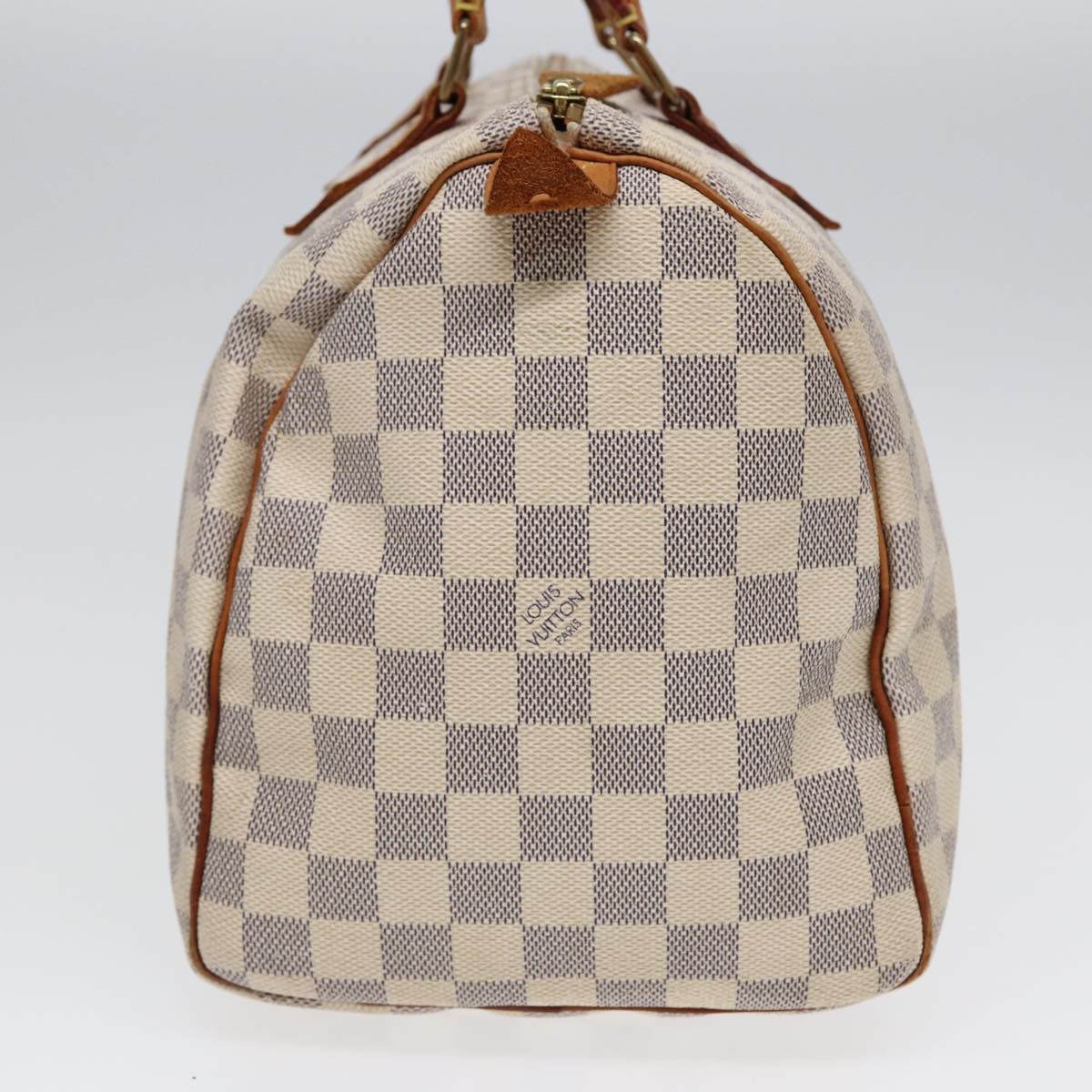 LOUIS VUITTON Damier Azur Speedy 30 Hand Bag N41533 LV Auth 85143