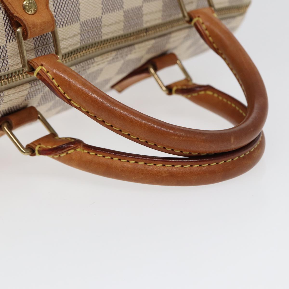 LOUIS VUITTON Damier Azur Speedy 30 Hand Bag N41533 LV Auth 85143