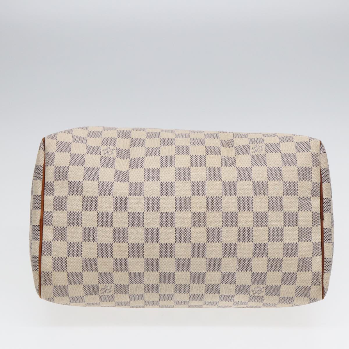 LOUIS VUITTON Damier Azur Speedy 30 Hand Bag N41533 LV Auth 85143