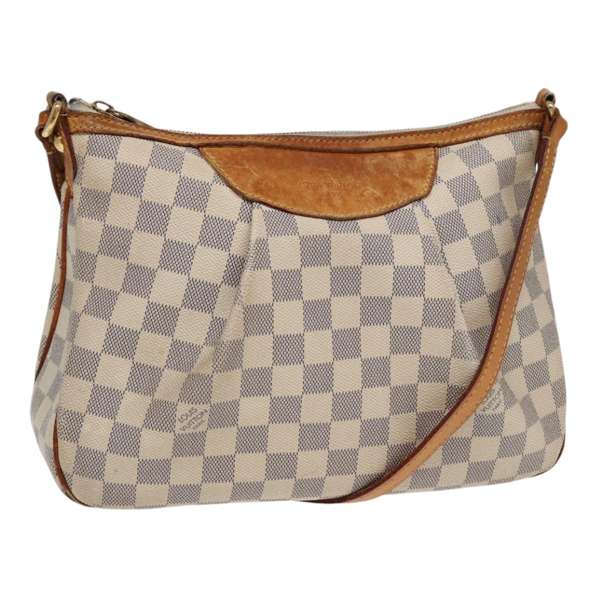 LOUIS VUITTON Damier Azur Siracusa PM Shoulder Bag N41113 LV Auth 85144