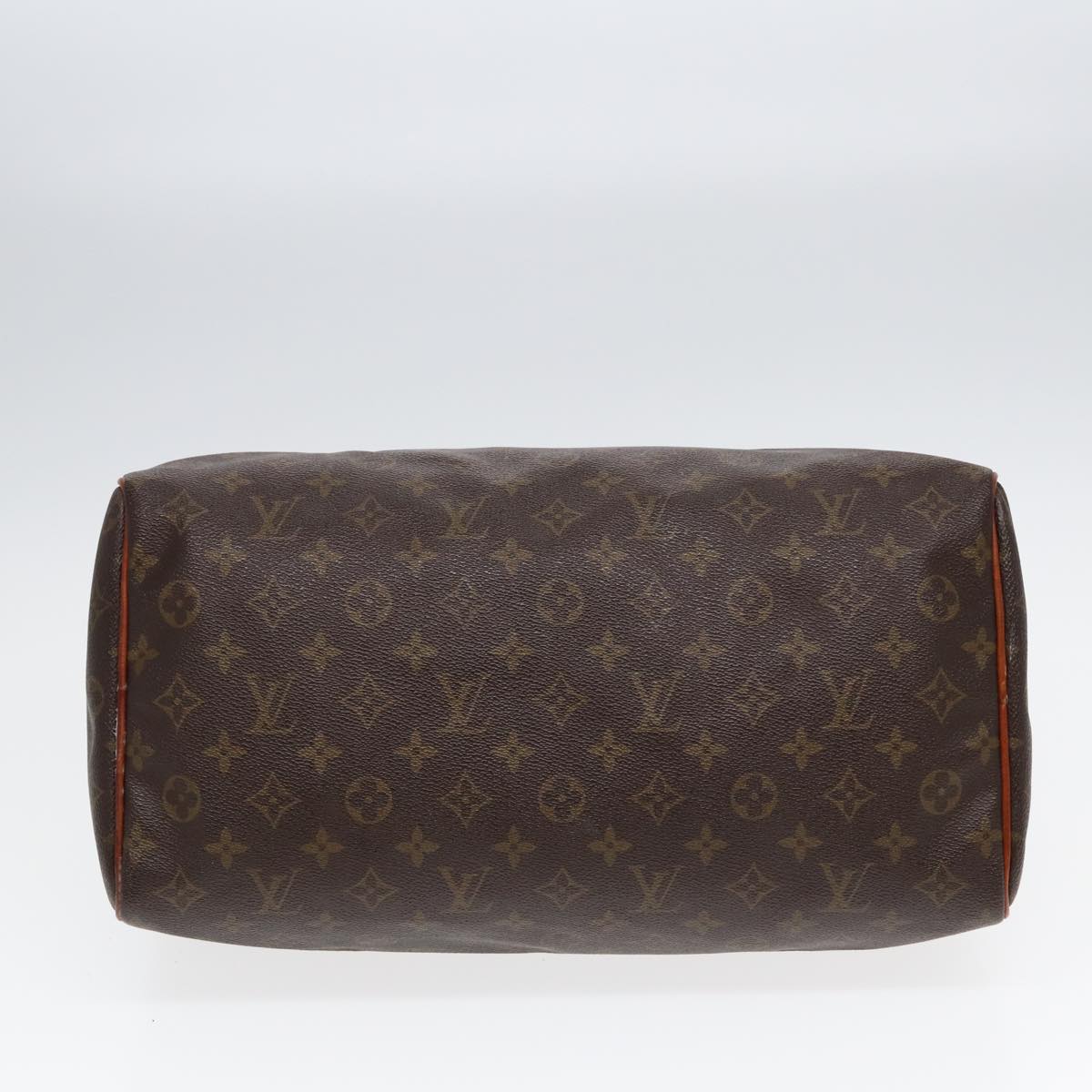 LOUIS VUITTON Monogram Speedy 35 Hand Bag M41524 LV Auth 85147