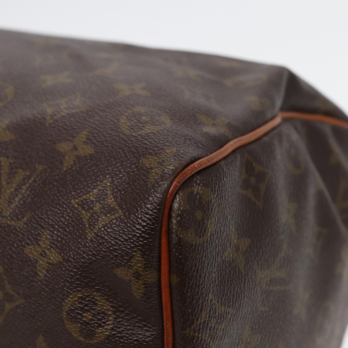 LOUIS VUITTON Monogram Speedy 35 Hand Bag M41524 LV Auth 85147