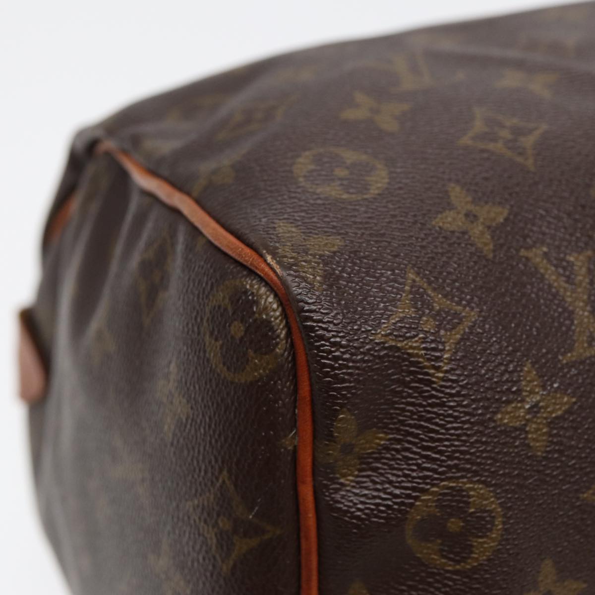 LOUIS VUITTON Monogram Speedy 35 Hand Bag M41524 LV Auth 85147