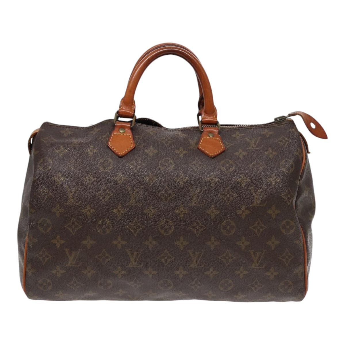 LOUIS VUITTON Monogram Speedy 35 Hand Bag M41524 LV Auth 85147