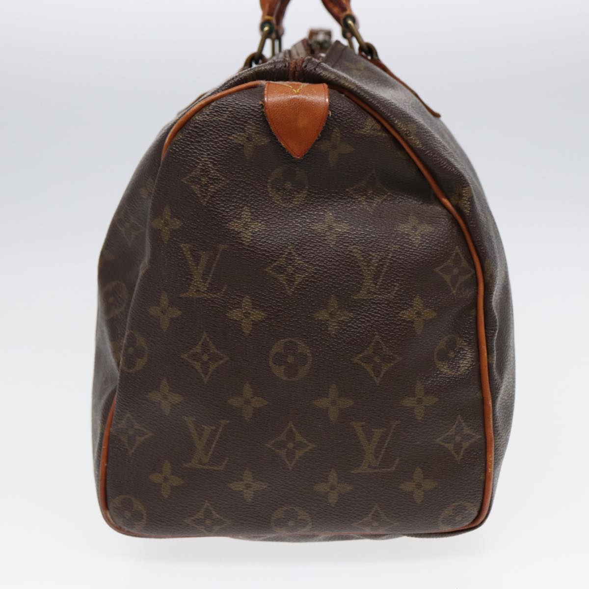 LOUIS VUITTON Monogram Speedy 35 Hand Bag M41524 LV Auth 85147