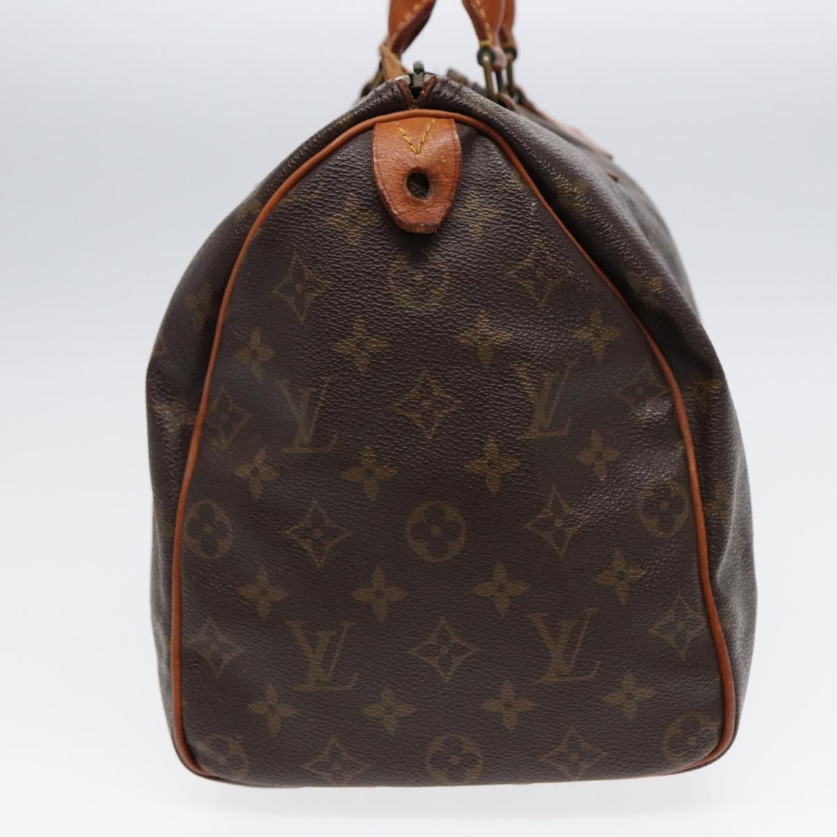 LOUIS VUITTON Monogram Speedy 35 Hand Bag M41524 LV Auth 85147