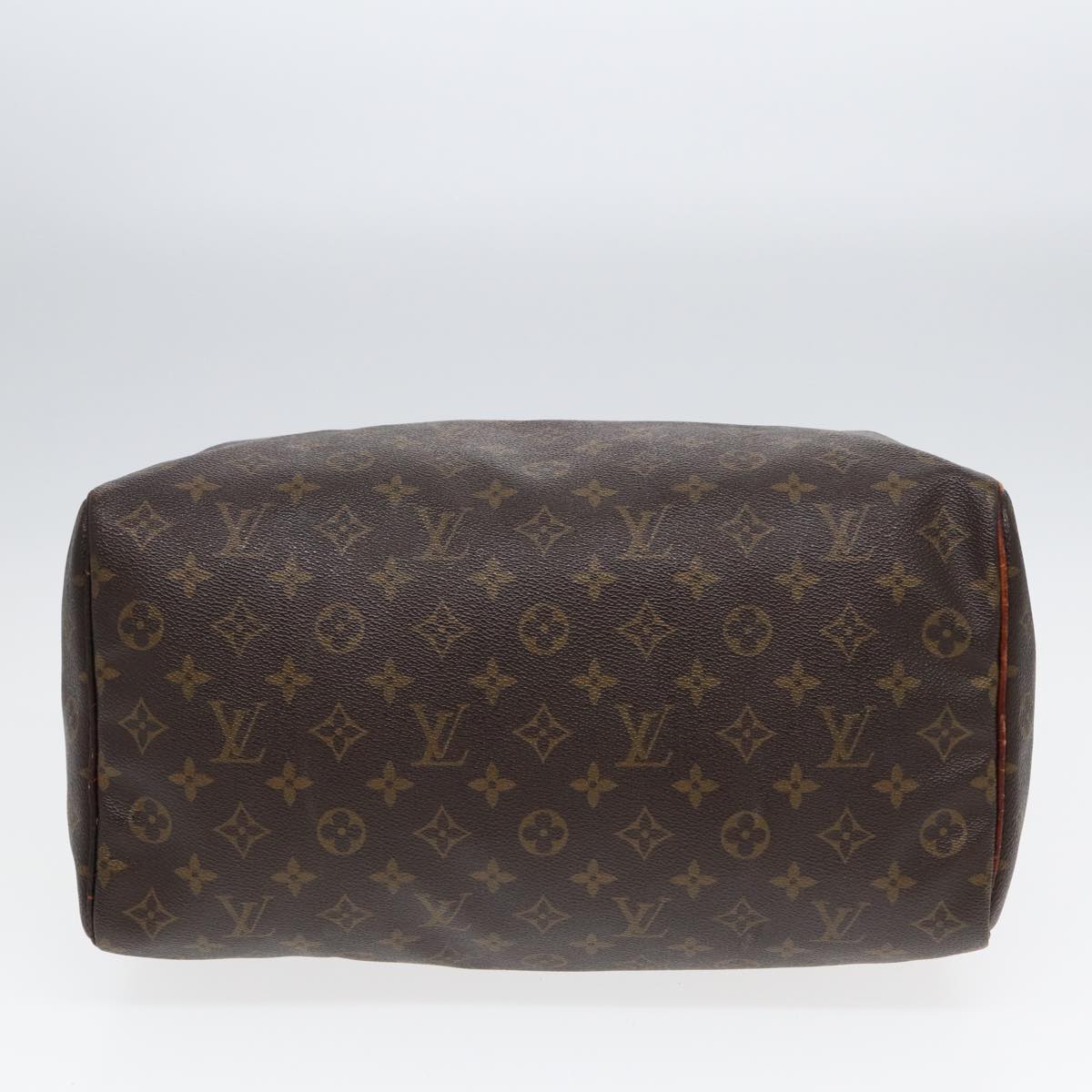 LOUIS VUITTON Monogram Speedy 35 Hand Bag M41524 LV Auth 85148