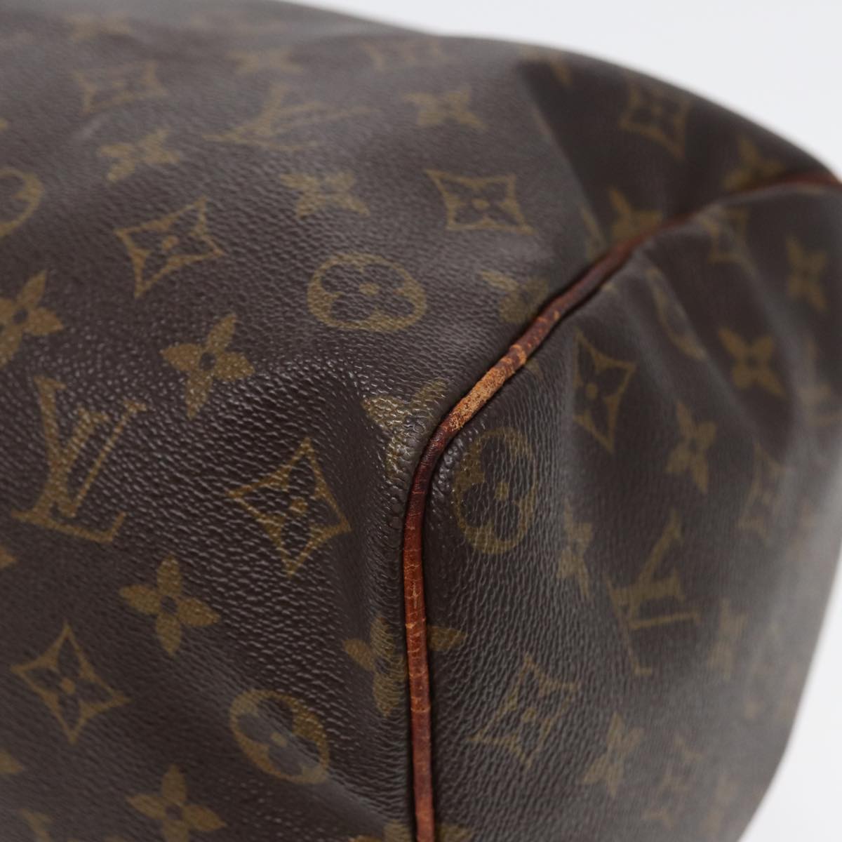 LOUIS VUITTON Monogram Speedy 35 Hand Bag M41524 LV Auth 85148