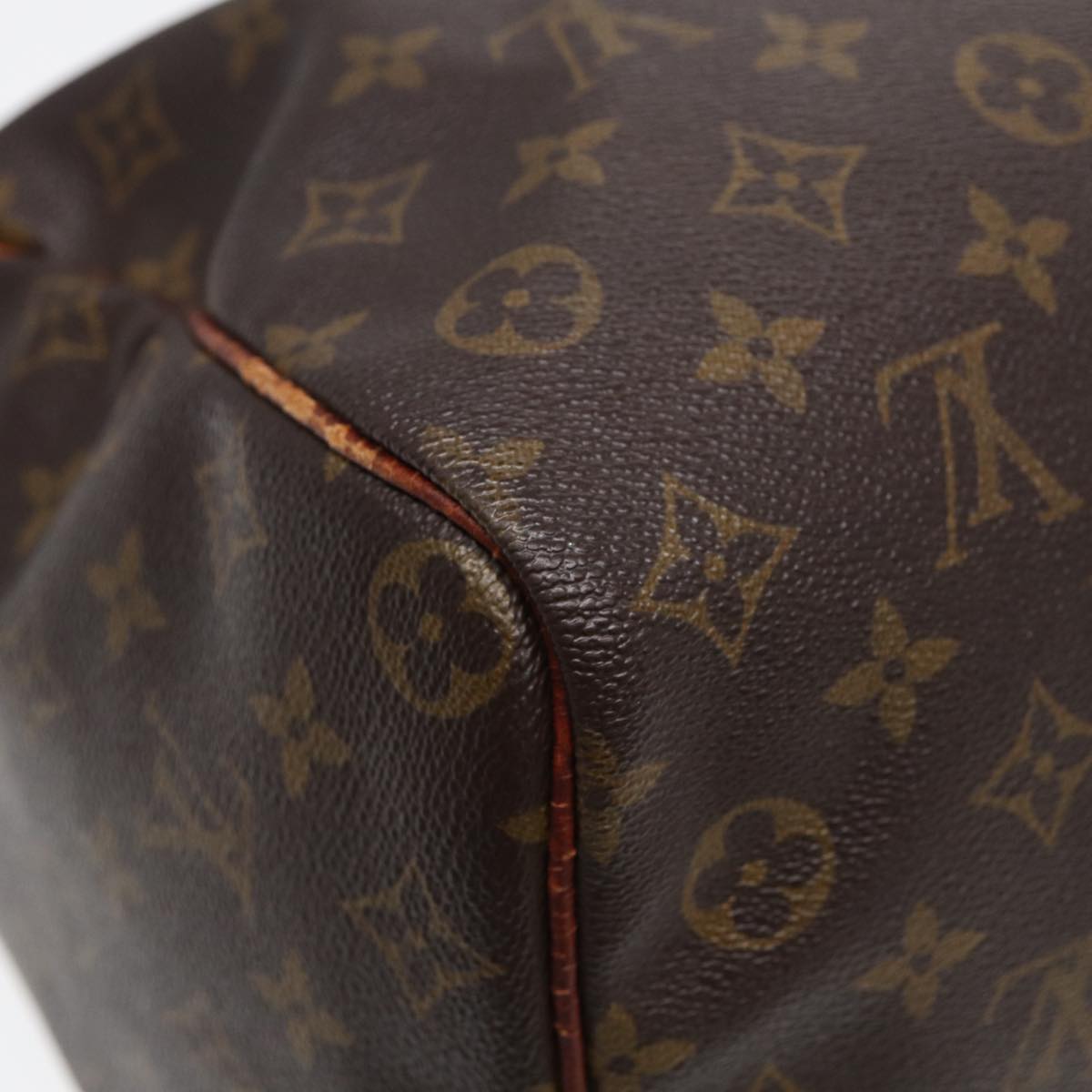 LOUIS VUITTON Monogram Speedy 35 Hand Bag M41524 LV Auth 85148