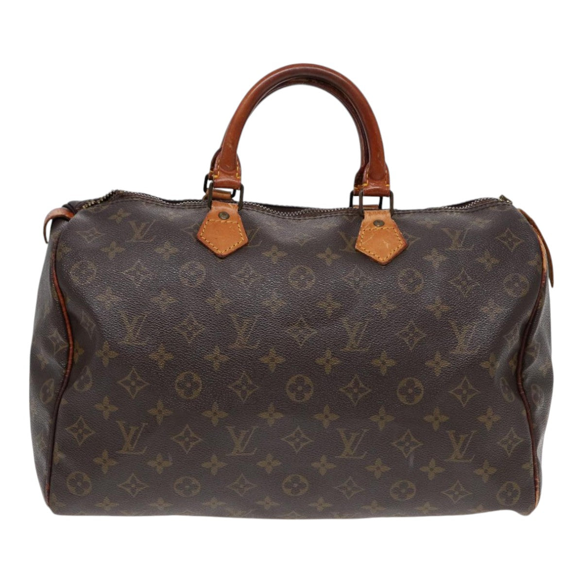 LOUIS VUITTON Monogram Speedy 35 Hand Bag M41524 LV Auth 85148