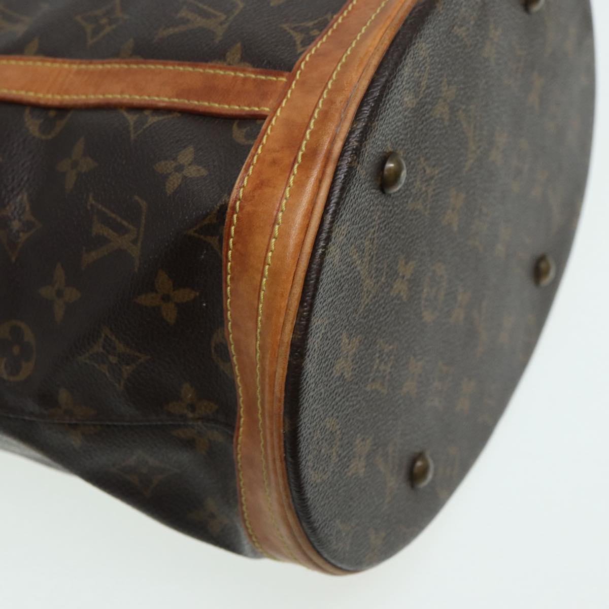 LOUIS VUITTON Monogram Bucket GM Shoulder Bag M42236 LV Auth 85151