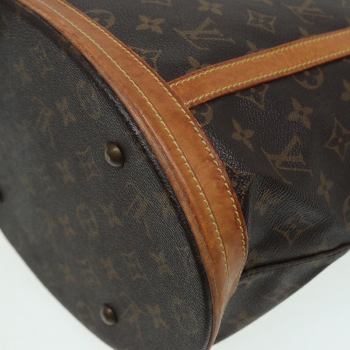 LOUIS VUITTON Monogram Bucket GM Shoulder Bag M42236 LV Auth 85151