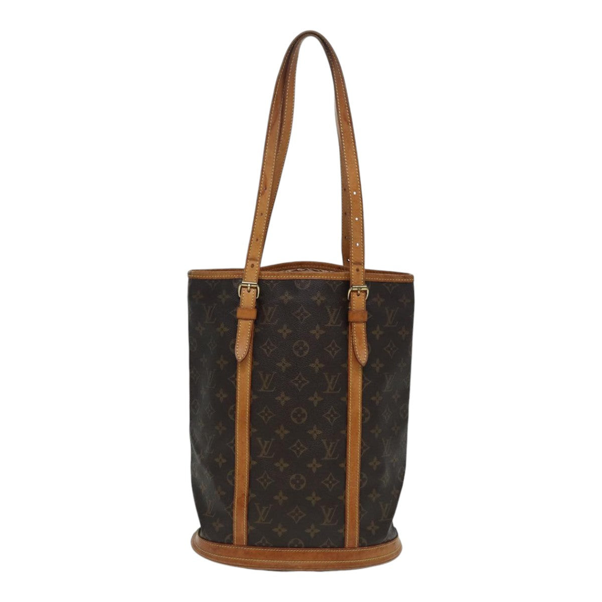 LOUIS VUITTON Monogram Bucket GM Shoulder Bag M42236 LV Auth 85151