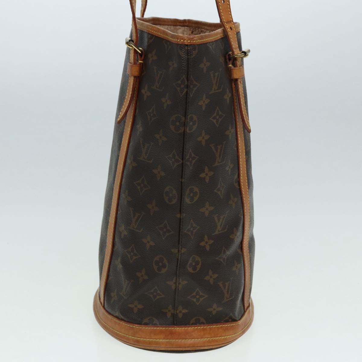 LOUIS VUITTON Monogram Bucket GM Shoulder Bag M42236 LV Auth 85151