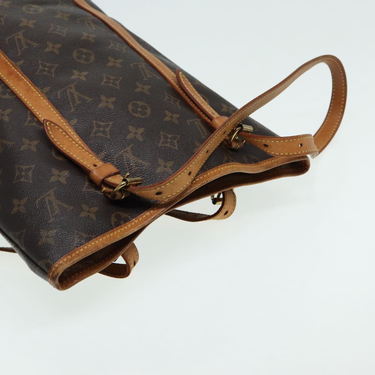 LOUIS VUITTON Monogram Bucket GM Shoulder Bag M42236 LV Auth 85151