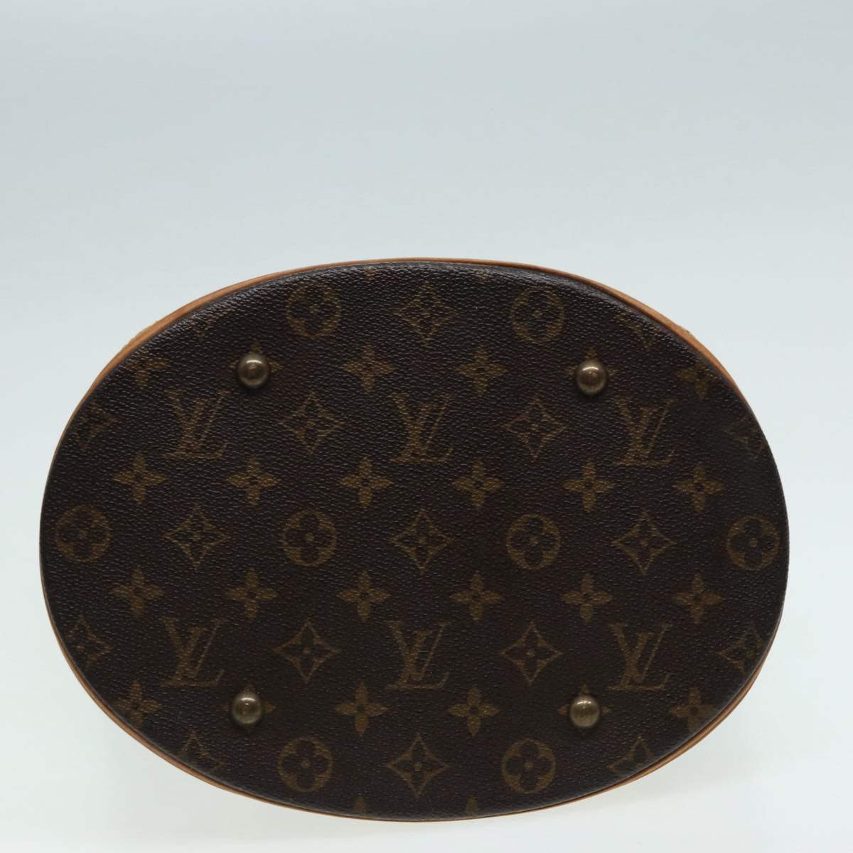 LOUIS VUITTON Monogram Bucket GM Shoulder Bag M42236 LV Auth 85151