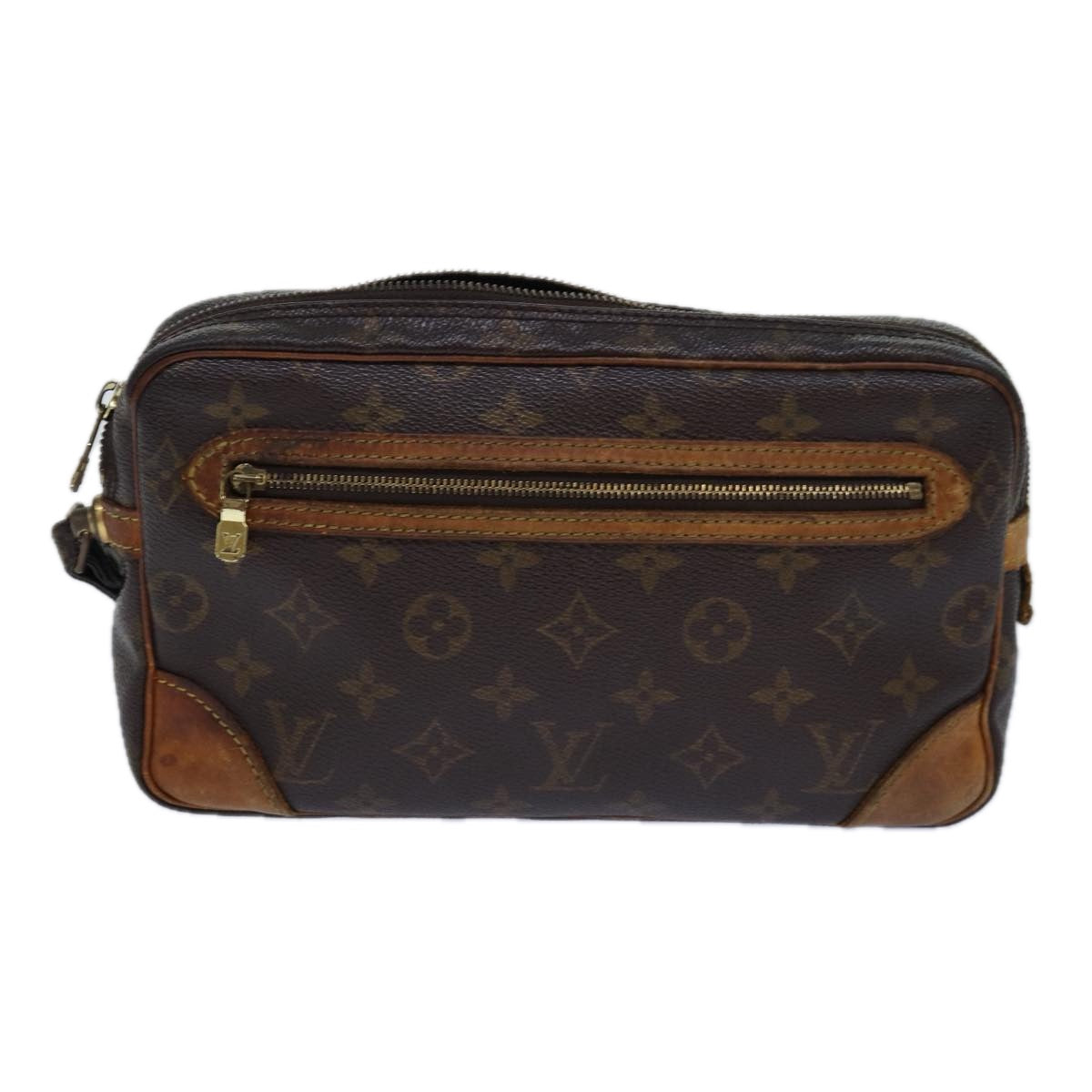 LOUIS VUITTON Monogram Marly Dragonne GM Clutch Bag M51825 LV Auth 85152