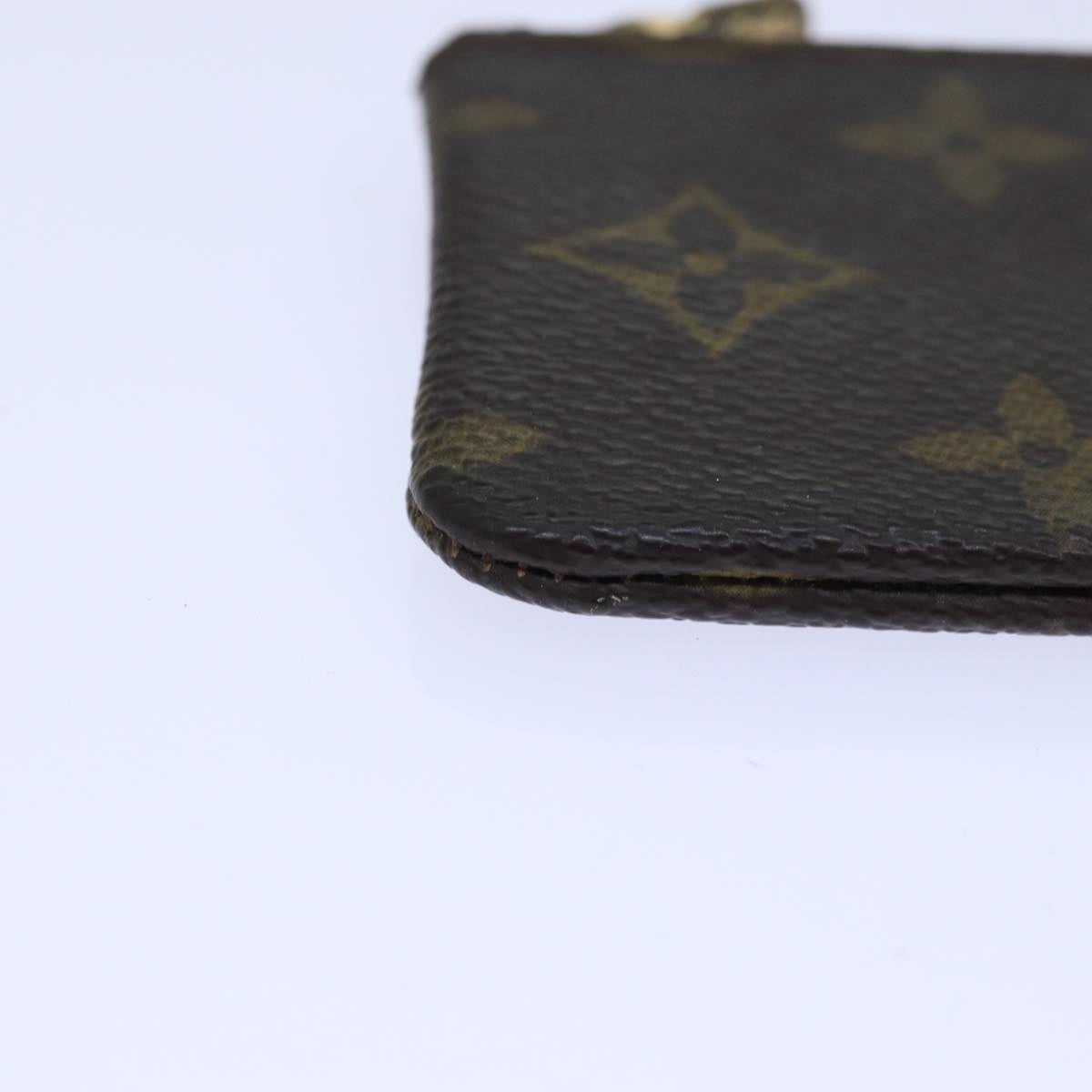 LOUIS VUITTON Monogram Pochette Cles Coin Purse M62650 LV Auth 85158