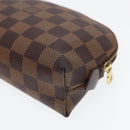 LOUIS VUITTON Damier Ebene Pochette Cosmetic PM Pouch N47516 LV Auth 85176-15