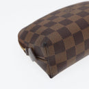 LOUIS VUITTON Damier Ebene Pochette Cosmetic PM Pouch N47516 LV Auth 85176-16