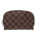 LOUIS VUITTON Damier Ebene Pochette Cosmetic PM Pouch N47516 LV Auth 85176-13
