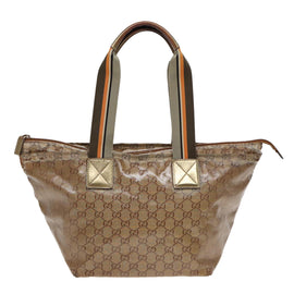 GUCCI GG Crystal Tote Bag Gold 131230 Auth 85181 - 0