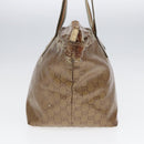 GUCCI GG Crystal Tote Bag Gold 131230 Auth 85181-4