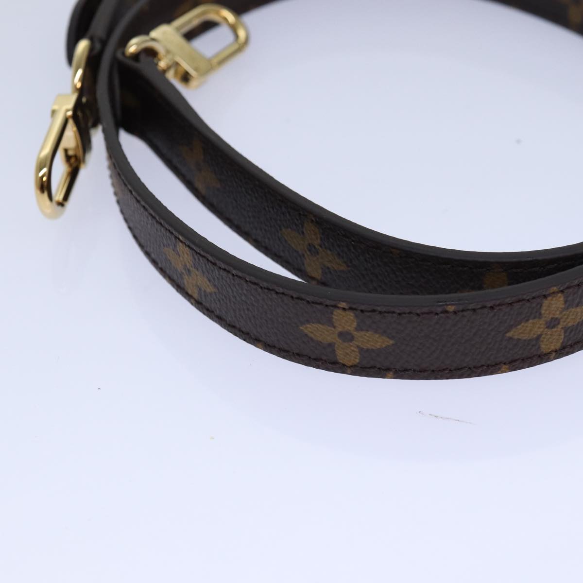 LOUIS VUITTON Monogram Adjustable Shoulder Strap 38.6""-44.5"" LV Auth 85193