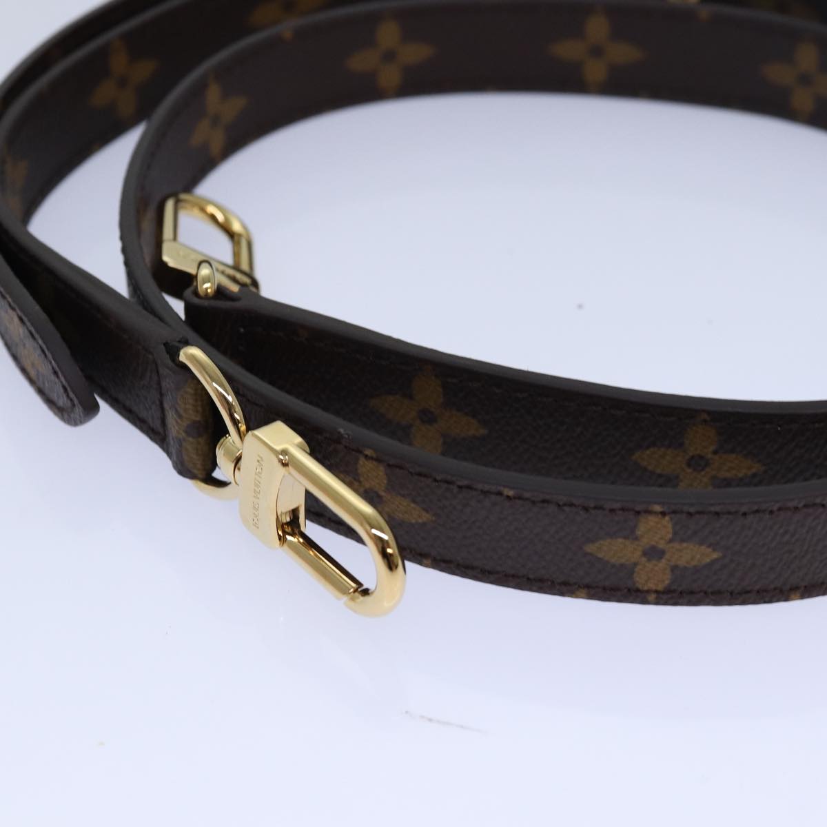 LOUIS VUITTON Monogram Adjustable Shoulder Strap 38.6""-44.5"" LV Auth 85193