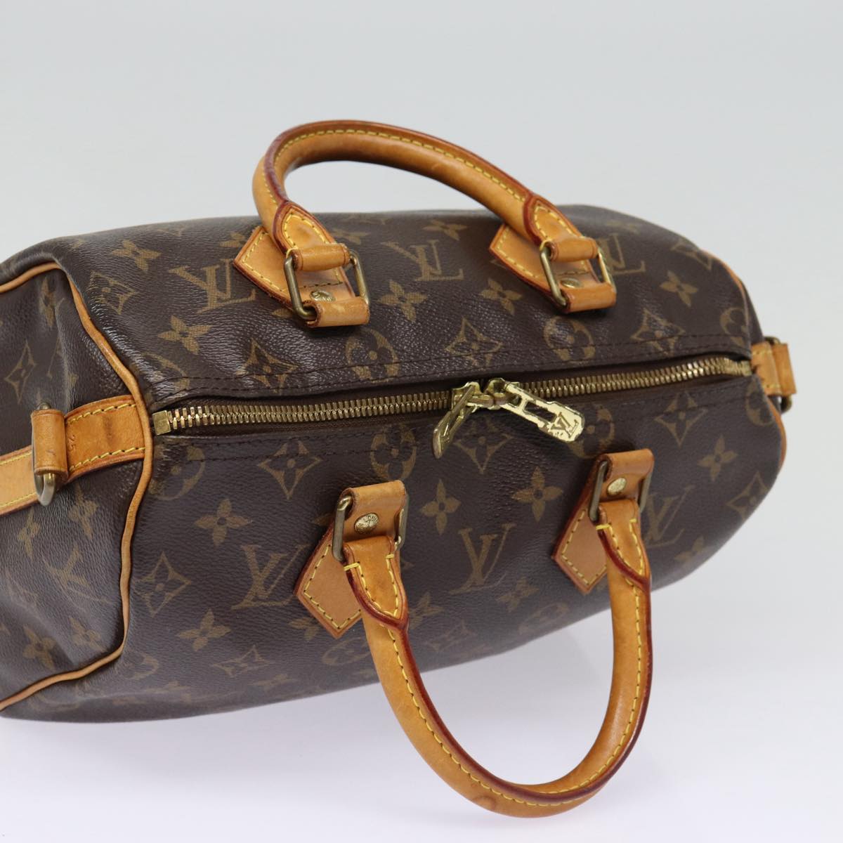 LOUIS VUITTON Monogram Speedy Bandouliere 25 Hand Bag 2way M45948 LV Auth 85199