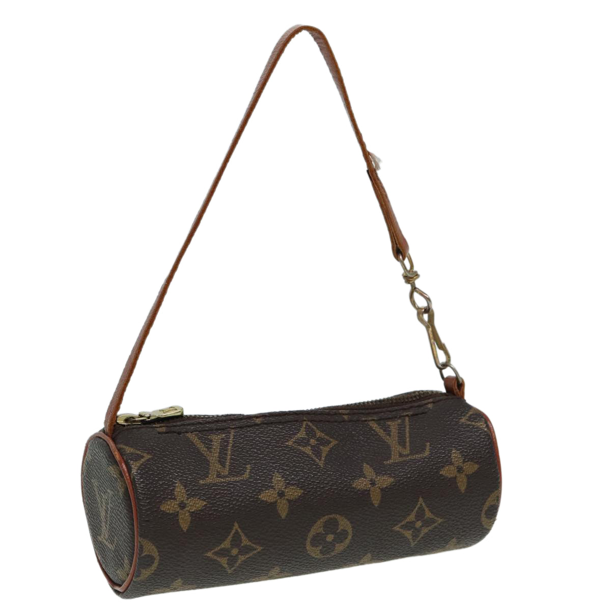 LOUIS VUITTON Monogram Papillon Pouch LV Auth 85204