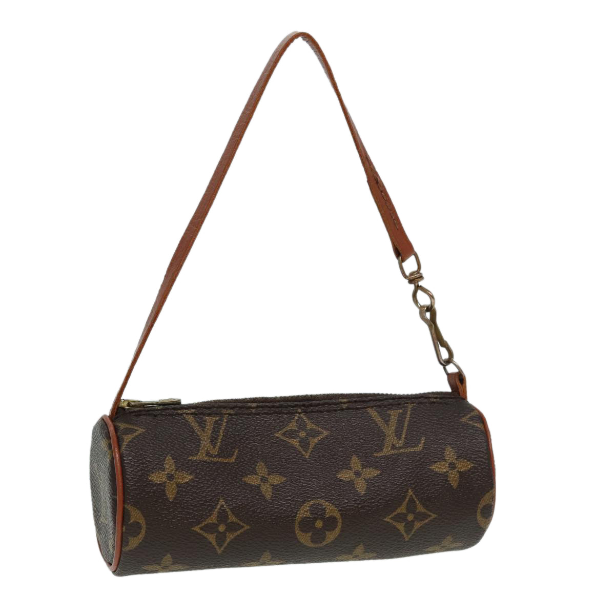 LOUIS VUITTON Monogram Papillon Pouch LV Auth 85206