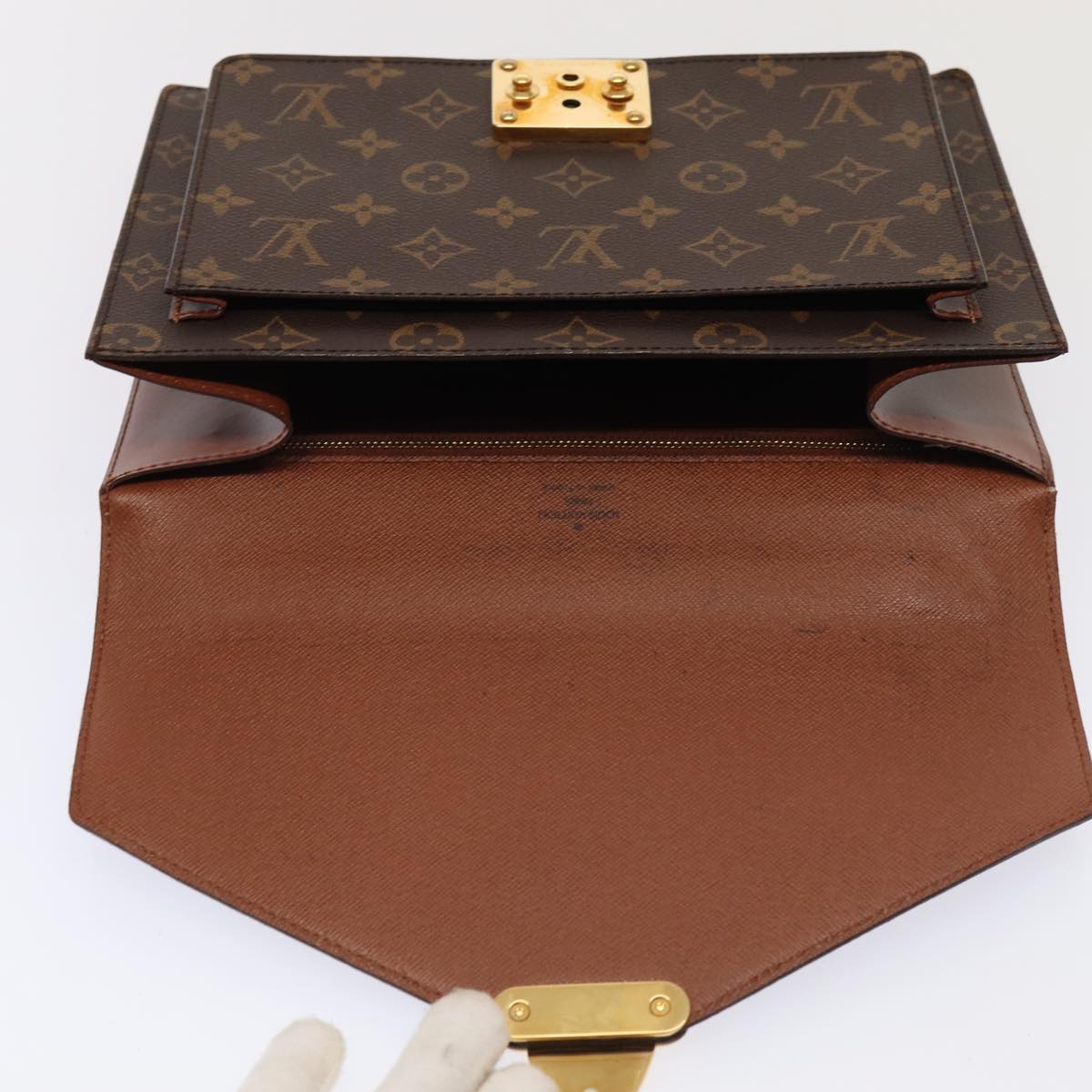 LOUIS VUITTON Monogram Monceau 26 Shoulder Bag M51187 LV Auth 85209