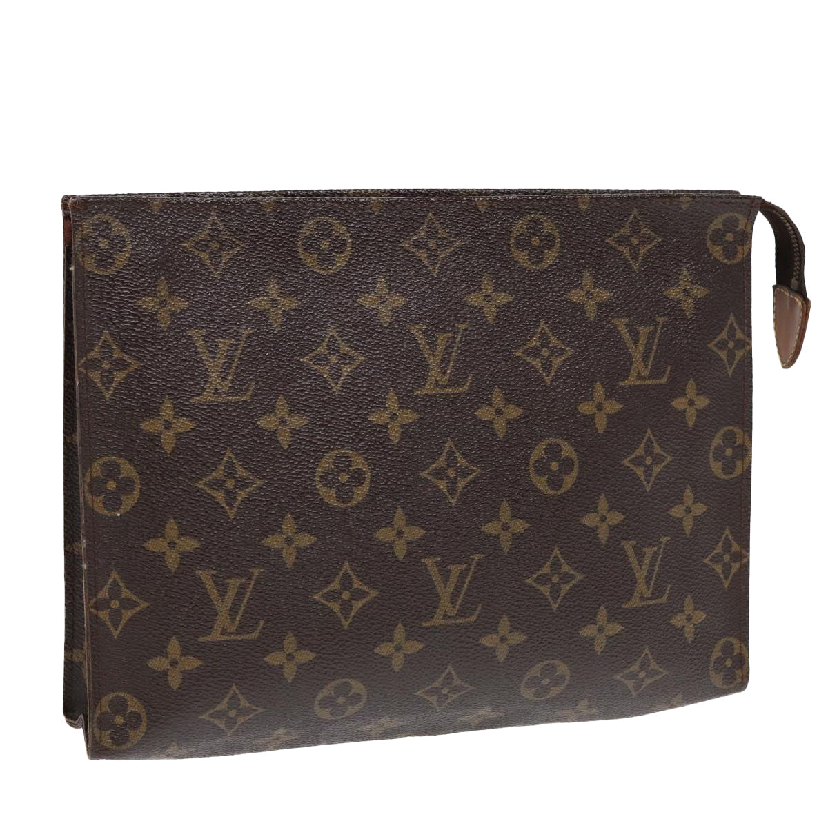 LOUIS VUITTON Monogram Poche Toilette 26 Pouch M47542 LV Auth 85212